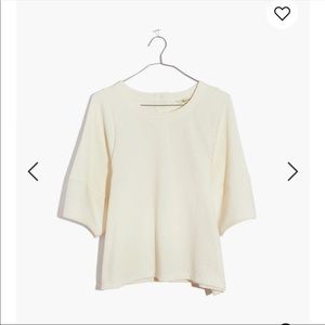 Madewell ottoman jacquard top